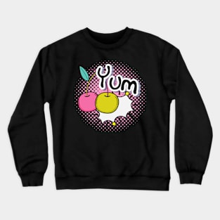 YUM Pop Art Design For Girls Crewneck Sweatshirt